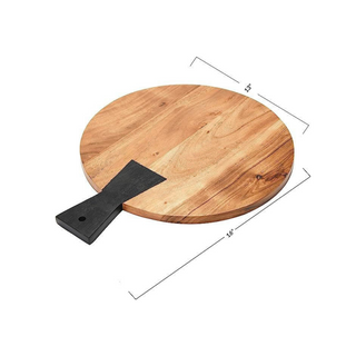 Acacia Wood Round Cheese/Serving Board Measurements