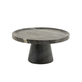Gray Marble Cake Stand, Small