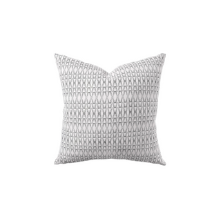 Ketut/Black Oyster Square Pillow Cover, 20"x 20"