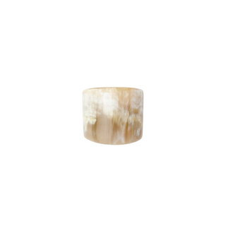 Natural Horn Napkin Ring, Boxed Set of 4